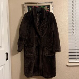 Jou Jou Brown Faux Fur coat in a size small